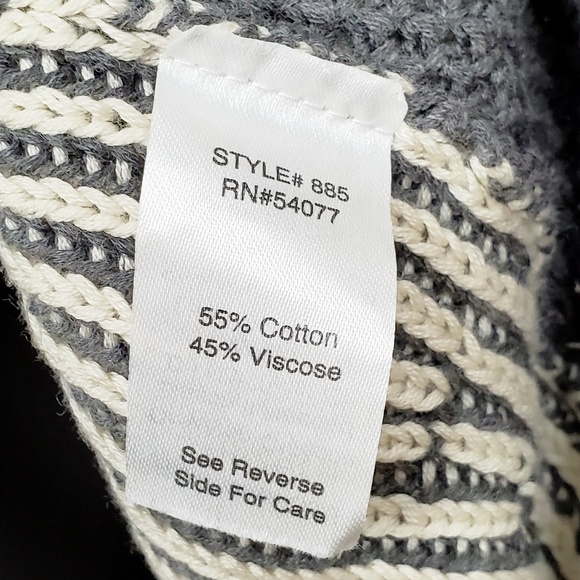 CABI TRIDENT VEST GRAY/GREEN SWEATER  TOPS SZ S - Picture 5 of 6